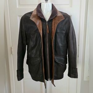 Lone Pine American Made Leather Jacket Aspen Pitkin Dry County Goods Mens Sz 40